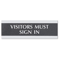 Office Sign-Gray/White 3 Units 